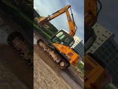 SANY135 사용된 크롤러 발굴기 0.6m3 13500Kg 무게 효율적인 발굴