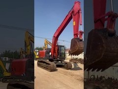 히타치 ZX195 사용 크롤러 발굴기 18900kg 0.91m3 버킷과 안정적인 운영