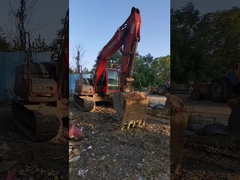 DX150 사용된 두산 발굴기 14100kg 무게 0.58m3 버킷으로 강력
